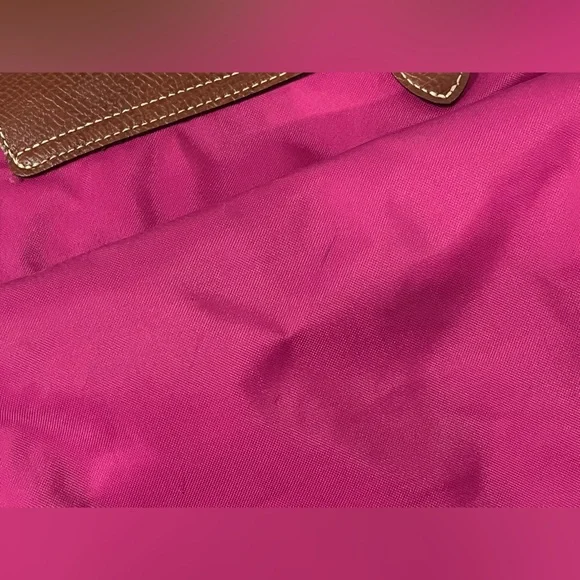 Longchamp Le Pliage M Pink Tote Bag - Picture 10 of 12